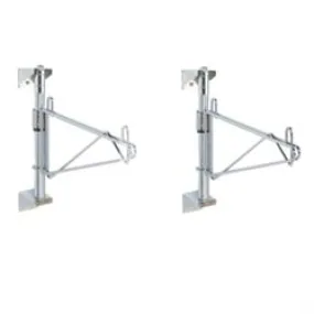 Metro SW51C Wall Mount End Unit Kit, Supports One 24" Shelf Level