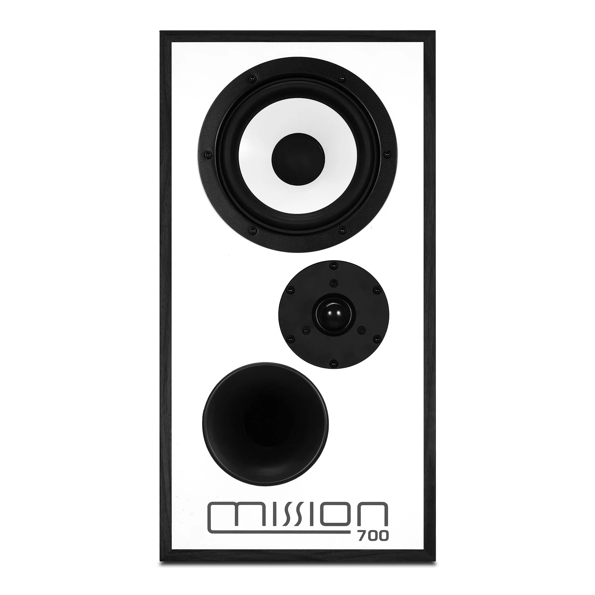 **Premium Mission 700 Bookshelf Loudspeakers with Elegant Stands (Pair)**