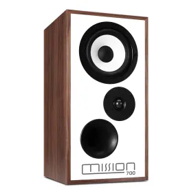 **Premium Mission 700 Bookshelf Loudspeakers with Elegant Stands (Pair)**