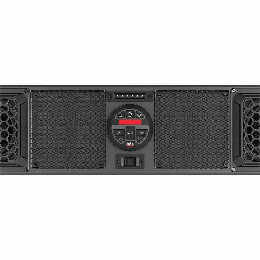 MTX Audio Polaris Ranger Bluetooth Overhead Sound Bar with Amplified Subwoofer