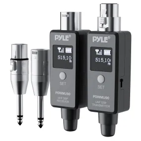 Multifunctional Uhf Wireless Adapter For Signal Transmission - 48K Uhf Digital And Usb Recharge Capable