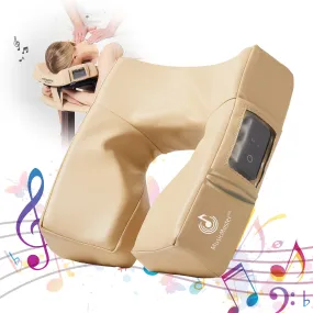Music Master High Fidelity Sound Ergonomic Face Cradle - Cream Colour