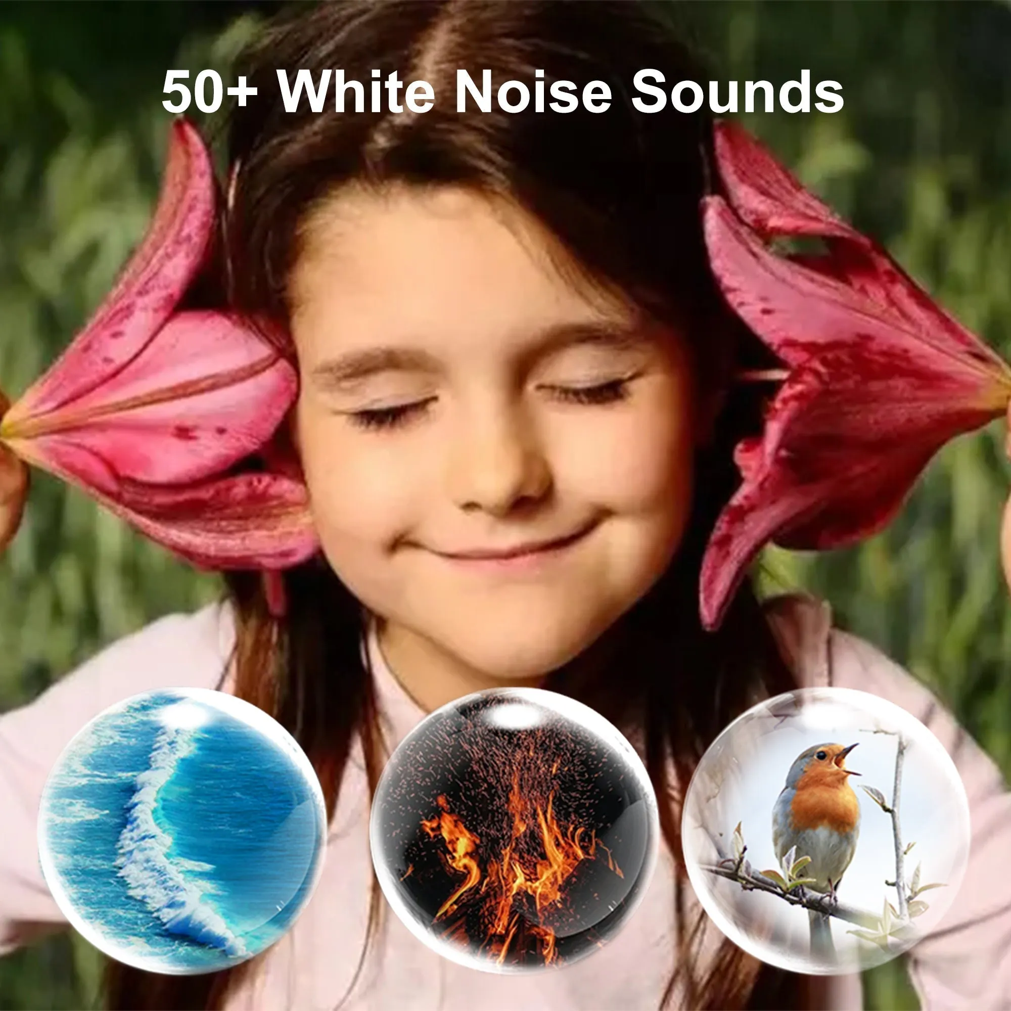 Music Master High Fidelity Sound Ergonomic Face Cradle - Cream Colour