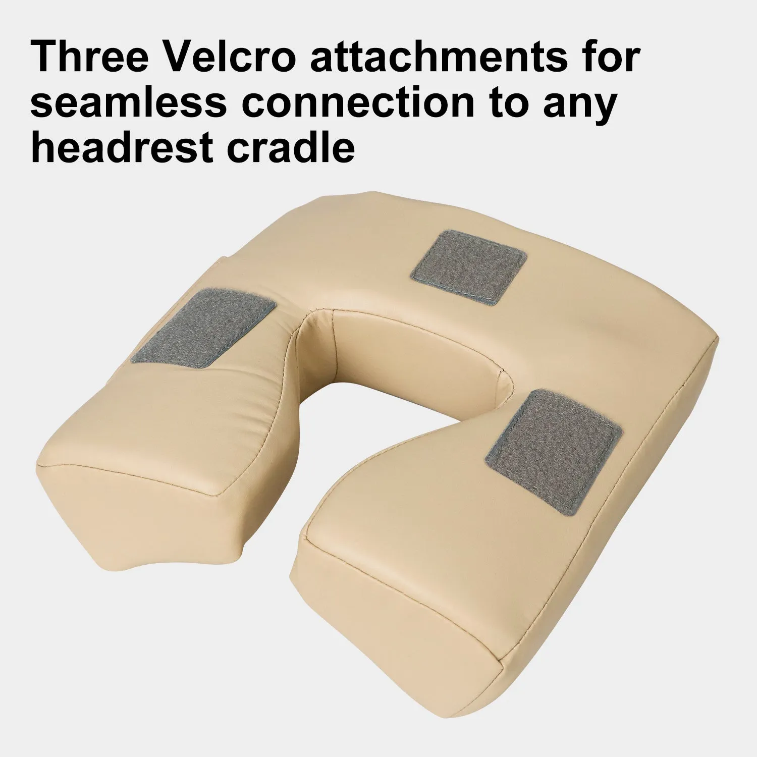 Music Master High Fidelity Sound Ergonomic Face Cradle - Cream Colour
