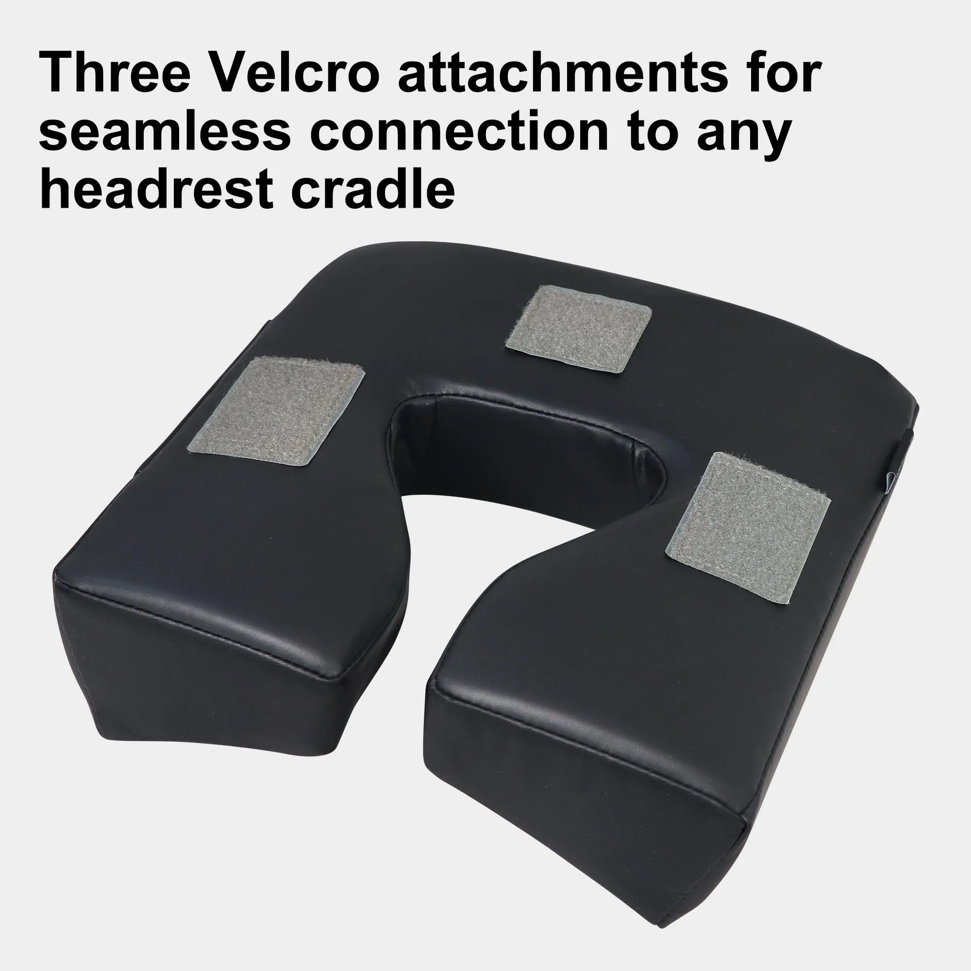 Music Master High Fidelity Sound Ergonomic Face Cradle Cushion - Black