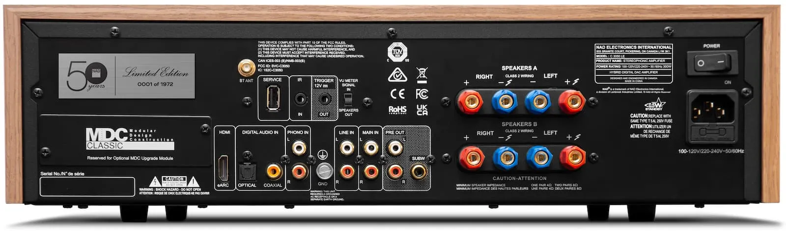 NAD C 3050 LE 50th Anniversary Stereophonic Integrated Amplifier