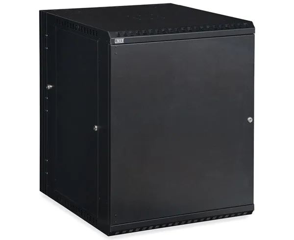 Network Rack, Swing-Out Wall Mount Enclosures, Solid Door