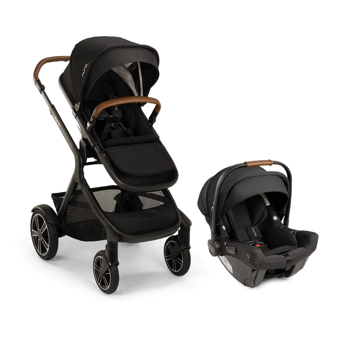 Nuna DEMI Next   PIPA Urbn Travel System - Caviar