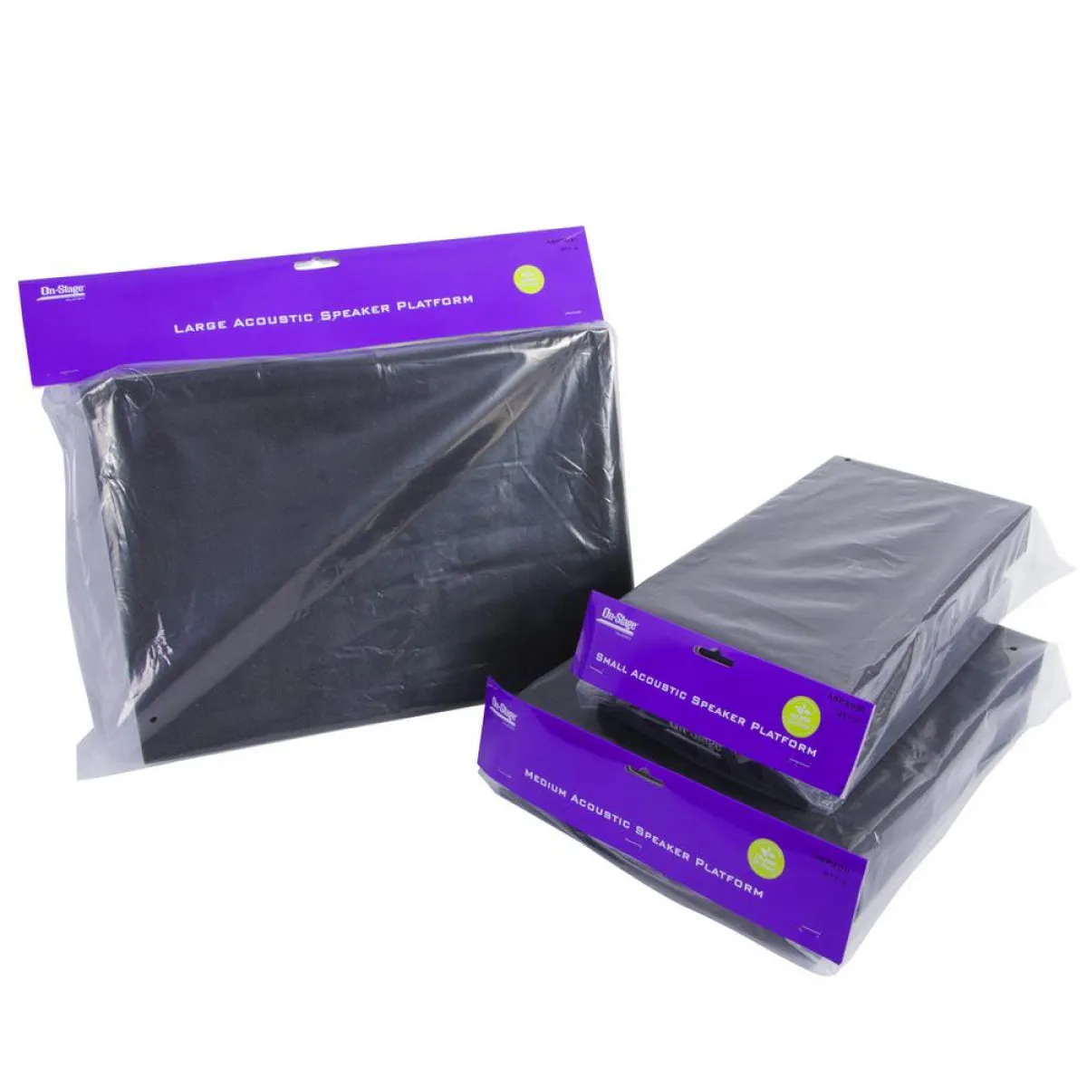On-Stage ASP3001 Foam Speaker Platforms, Small