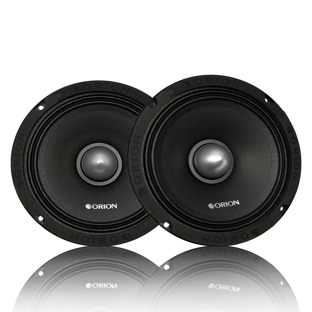 Orion 6.5" Midrange Speaker Pair 1000W Max 250W Rms 4 Ohm High Efficiency CM65