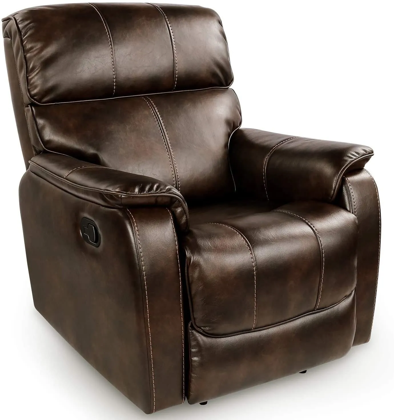 Oversized Rocker Recliner Lounge Chair with Overstuffed Back