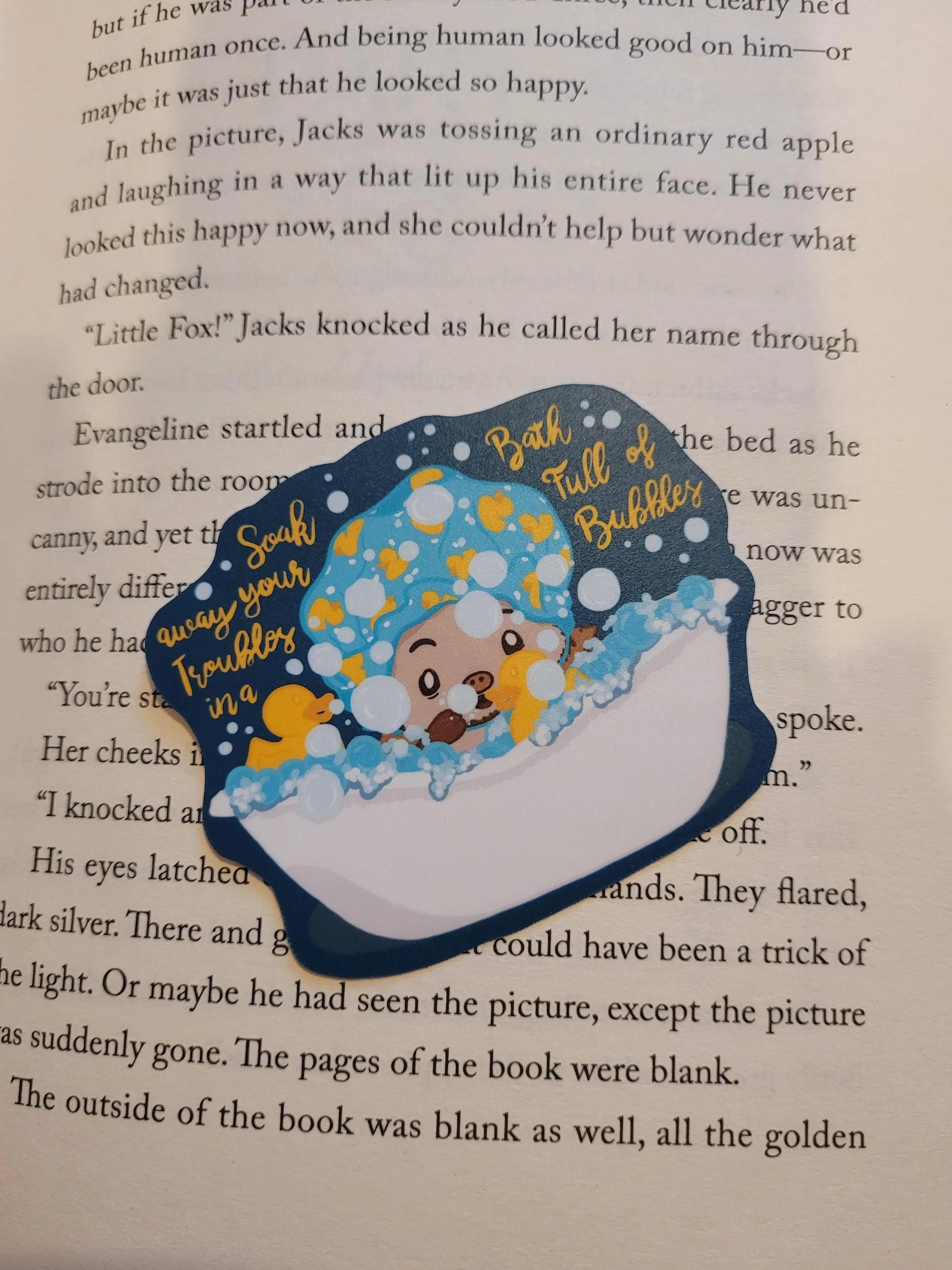 Owen bath time vinyl sticker
