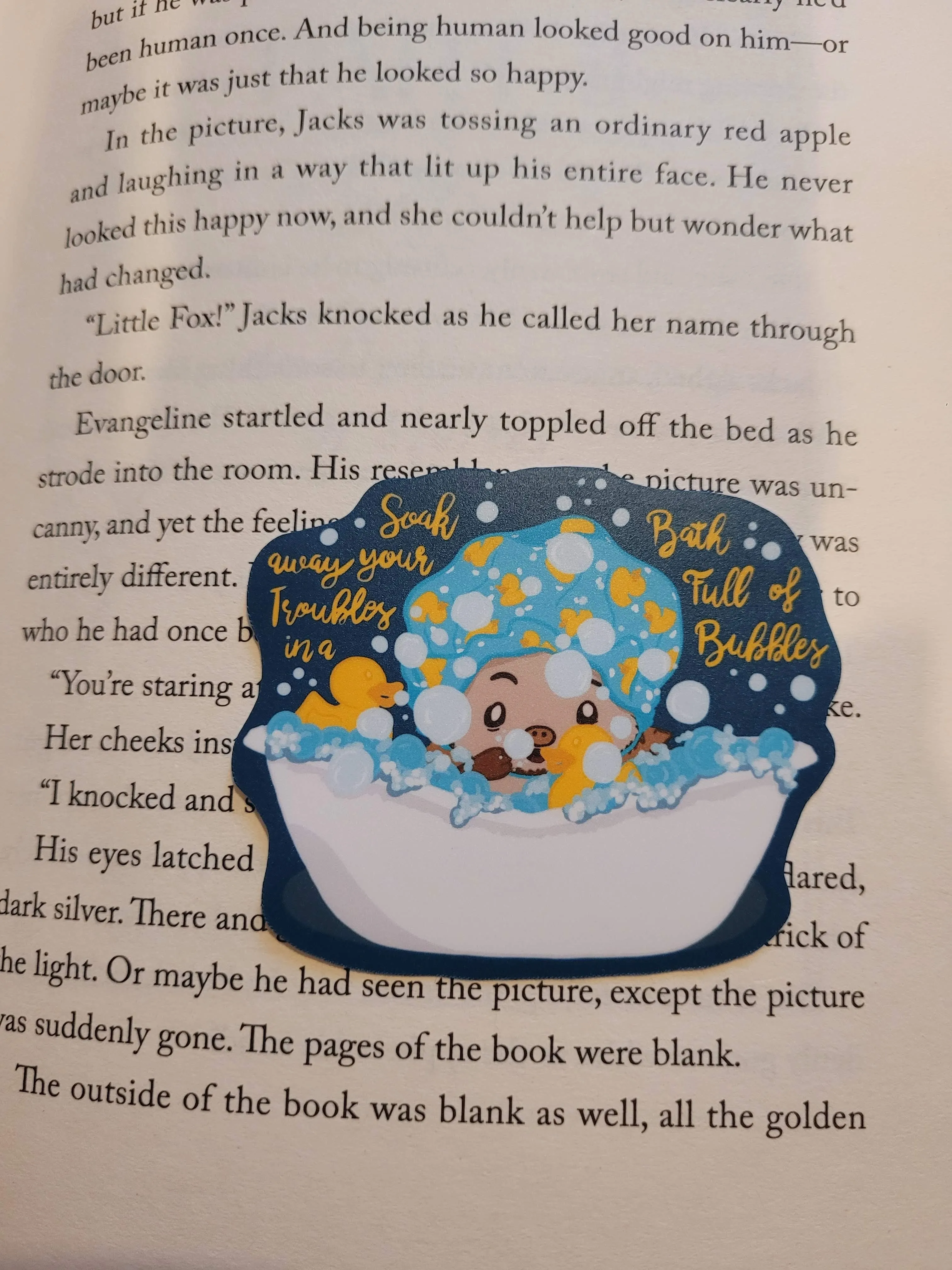 Owen bath time vinyl sticker