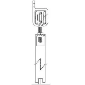 Pemko H600S-SW/8 Side Wall Mount Track System 96" Inch