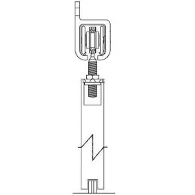 Pemko H800S-SW/8 Side Wall Mount Track System 96" Inch
