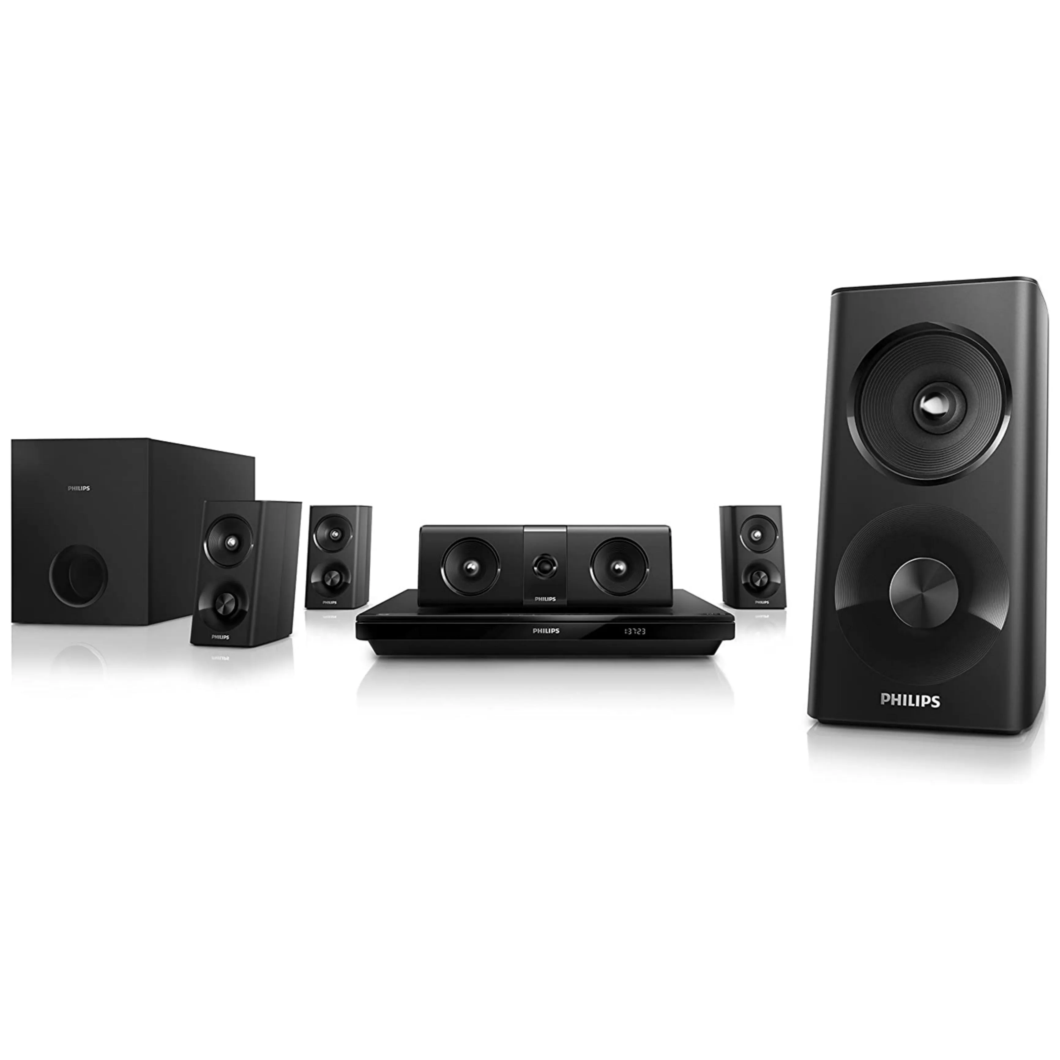 Philips HTB3520/94 5.1Ch 1000Watts Bluetooth 3D Blu-ray DVD Home Theater - Foreign Used