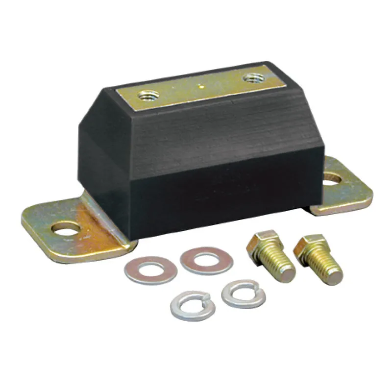 Prothane Transmission Mount - Steel - Black / Cadmium - Ford 1979-98