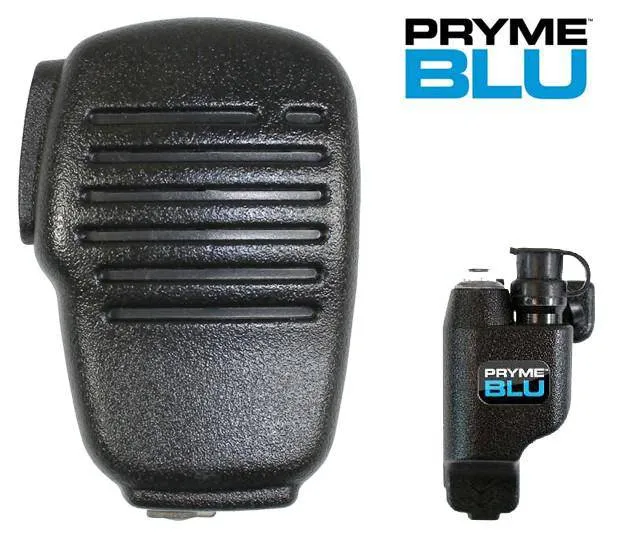 PrymeBlu BTH-SPM100 Wireless Bluetooth Speaker Microphone Kit fits Motorola Includes Adapter