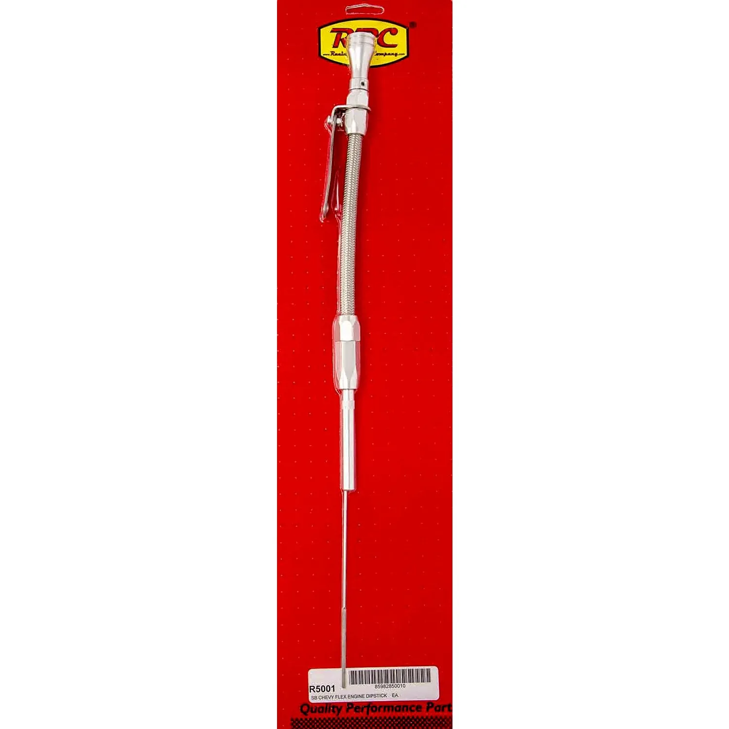 Racing Power Co-Packaged Flexible Engine Dipstick SBC 80-Up