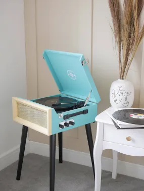 Retro Record Player on Legs - With Bluetooth and Radio