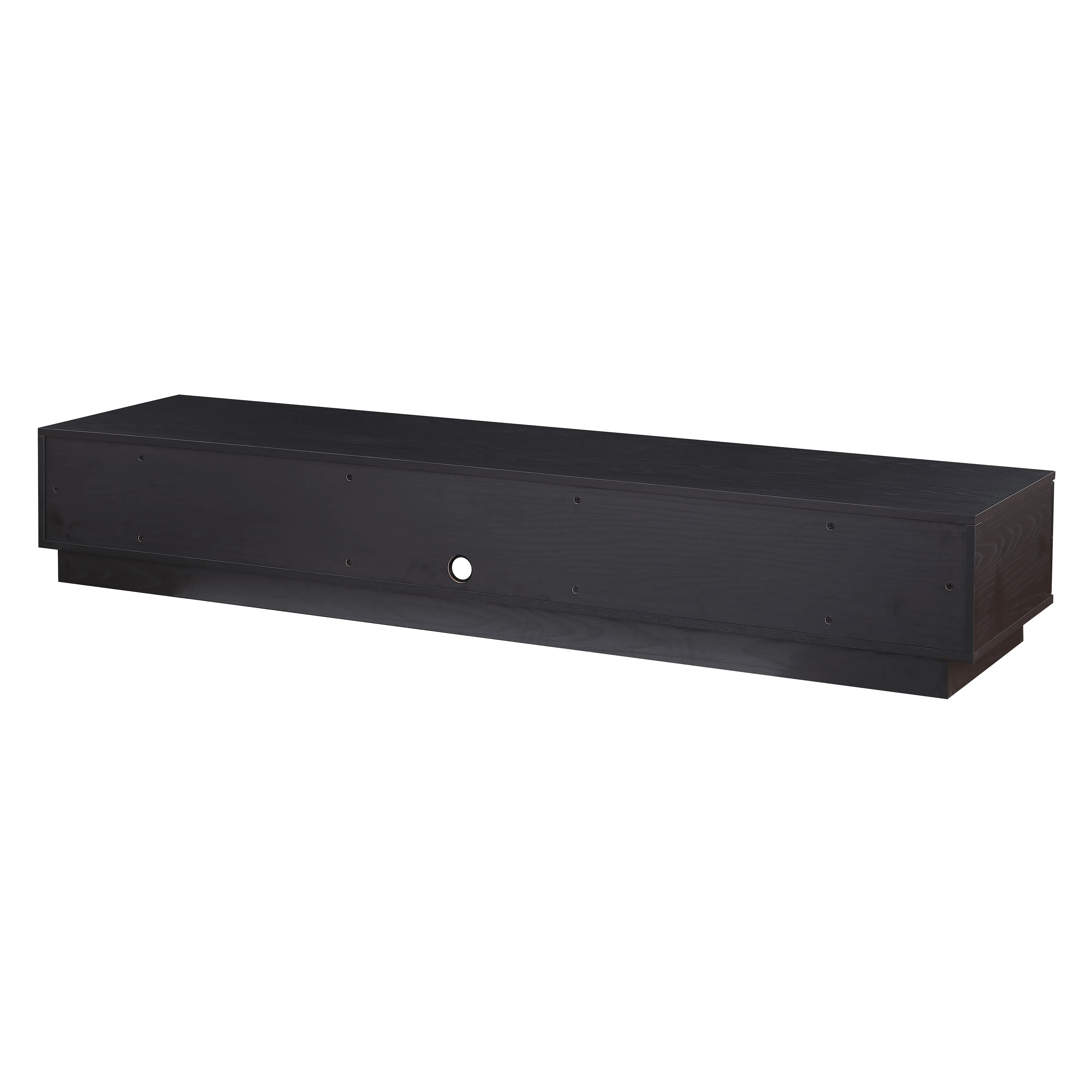 Rio Entertainment Center, TV Cabinet, Entertainment Unit 2200mm Low Line, Black Oak by Tauris
