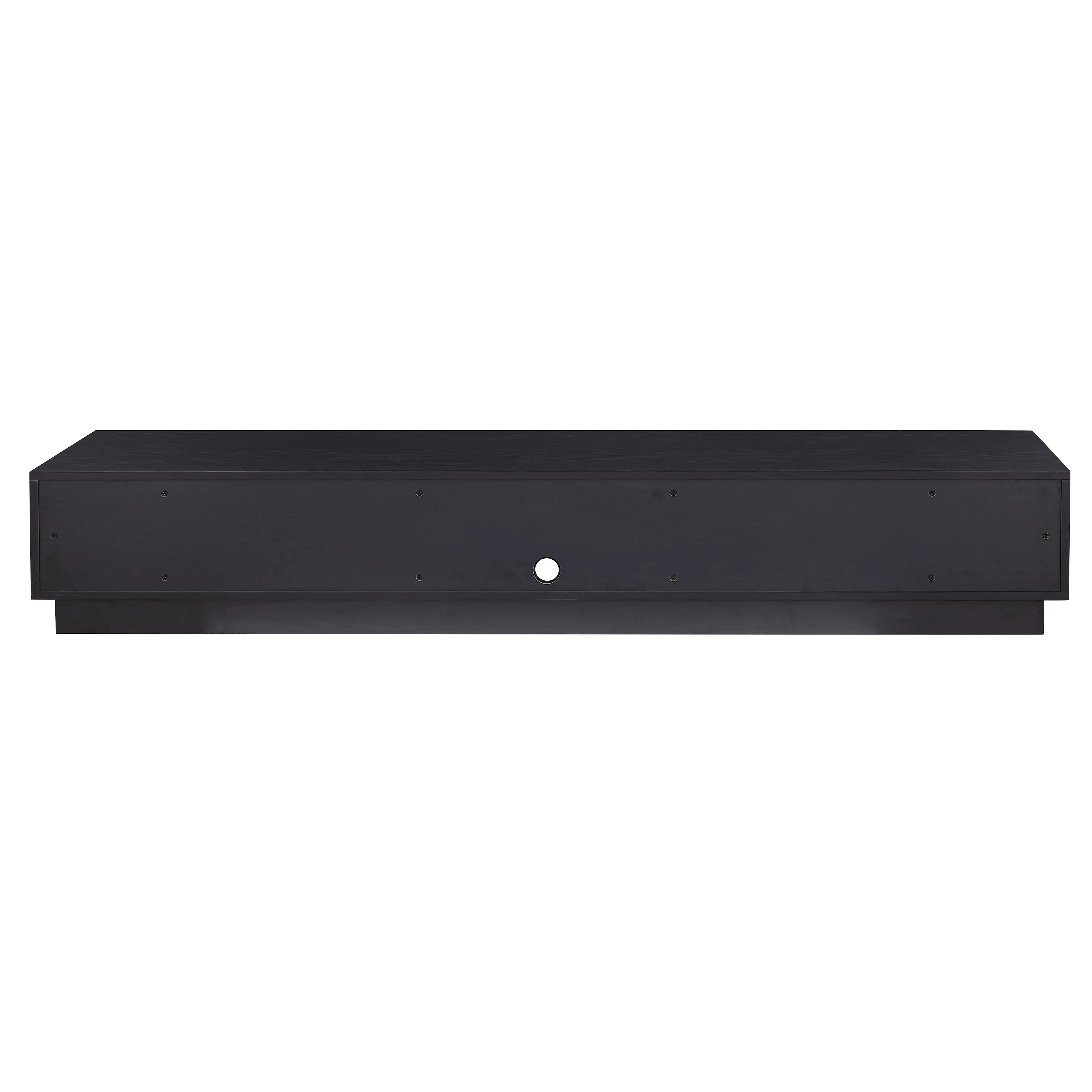 Rio Entertainment Center, TV Cabinet, Entertainment Unit 2200mm Low Line, Black Oak by Tauris