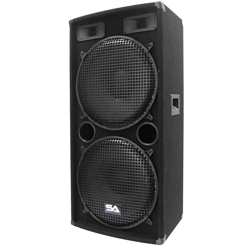 SA-155.2 - Pair of Dual 15" PA / DJ / Band Speakers