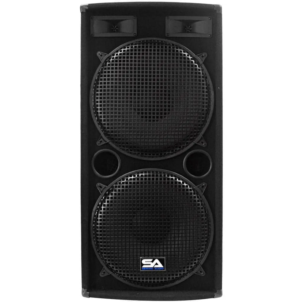 SA-155.2 - Pair of Dual 15" PA / DJ / Band Speakers