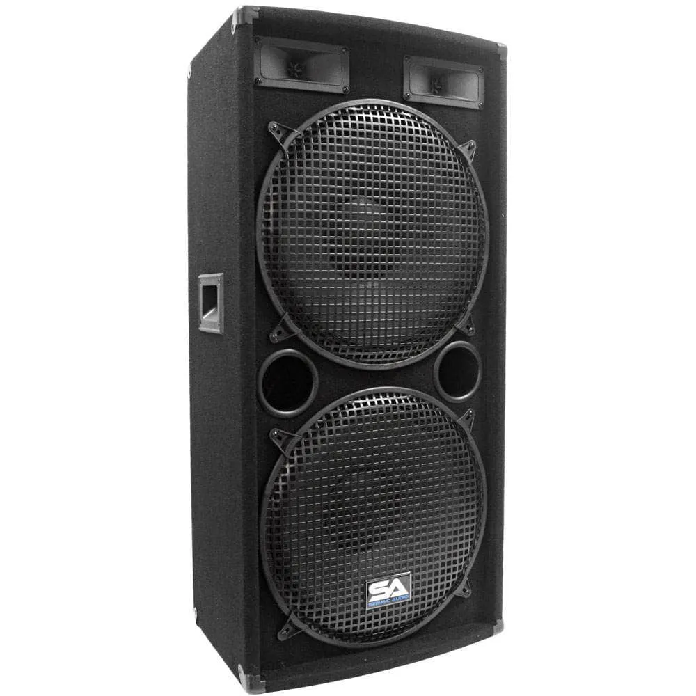 SA-155.2 - Pair of Dual 15" PA / DJ / Band Speakers