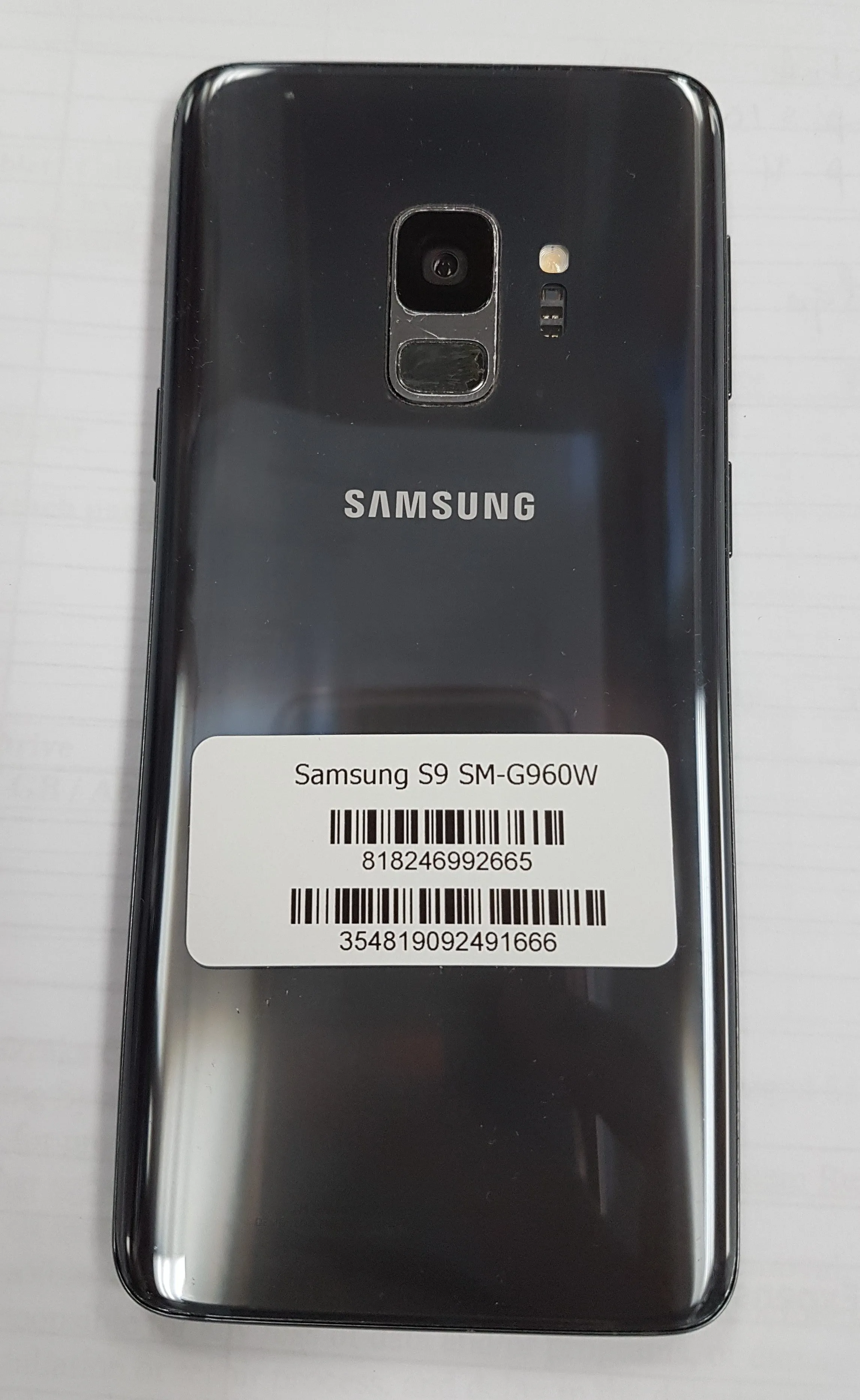Samsung Galaxy S9 SM-G960W 64GB Black/Grey Unlocked - Used