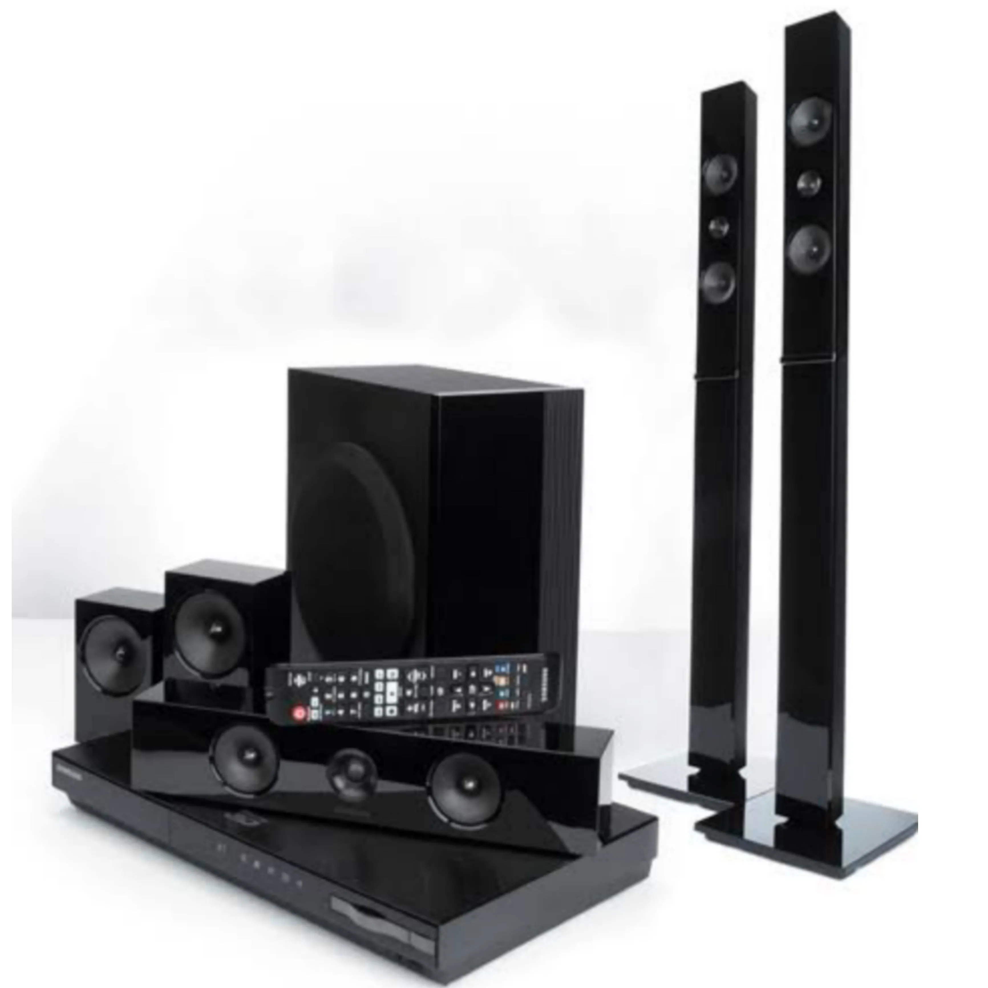 Samsung HT-E5530W 5.1 Channel 1000W Bluetooth 3D Blu-ray DVD Home Theater System with Tallboy Speakers - Gently Used