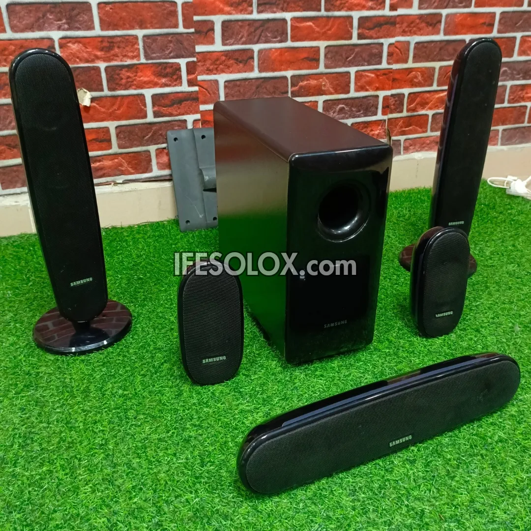 Refurbished Samsung HT-XQ100 5.1 Channel 600W DVD Home Theater System with USB, Aux, FM Radio, HDMI, and Optical Input