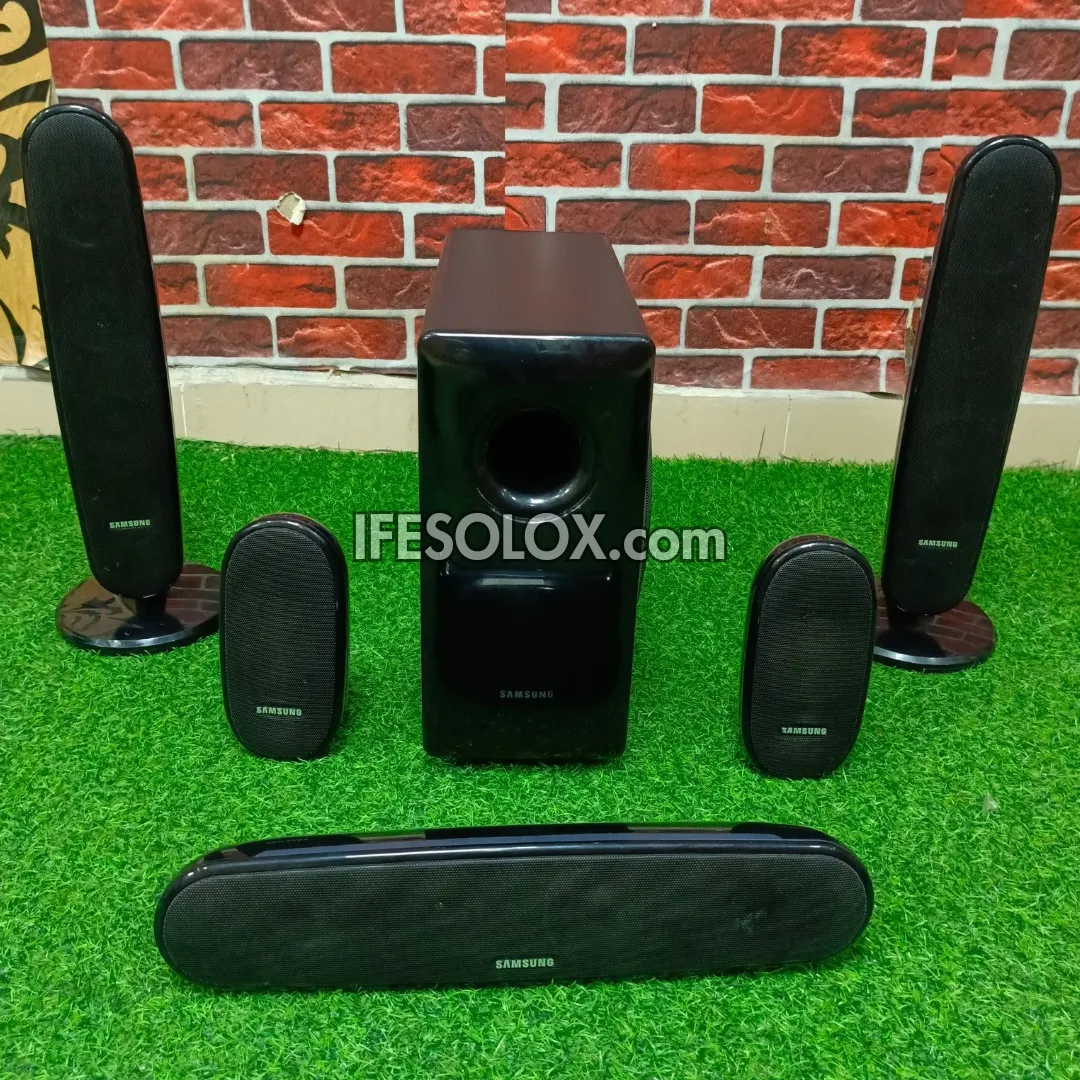 Refurbished Samsung HT-XQ100 5.1 Channel 600W DVD Home Theater System with USB, Aux, FM Radio, HDMI, and Optical Input