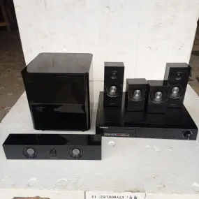 Sure! Here’s an optimized title for the e-commerce product:

**Samsung HT-Z315 5.1 Channel 1000W Bluetooth Home Theater System - Complete Set with USB, Aux, FM Radio, Optical Input, and HDMI (Used, Foreign)**