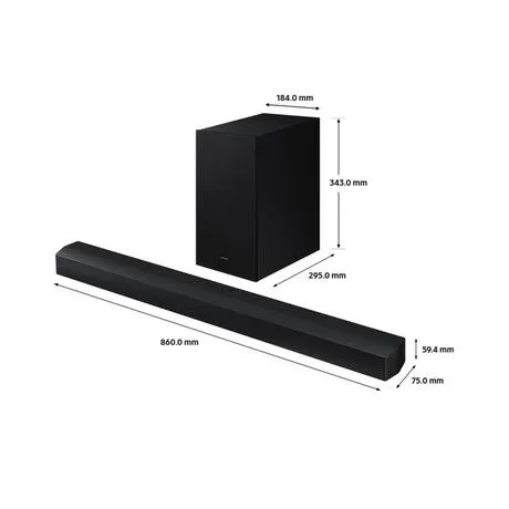 Samsung HW-B650D B-series 3.1ch Soundbar with Subwoofer 2024