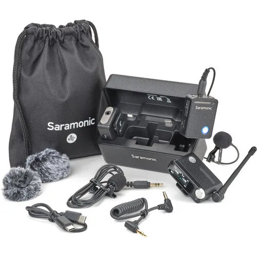 Saramonic Ultra (ULTRA 03, 2TX 1RX, BLACK WITH 2 LAVALIER)