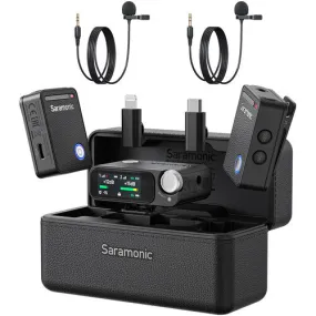 Saramonic Ultra (ULTRA 03, 2TX 1RX, BLACK WITH 2 LAVALIER)