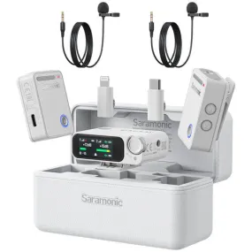 Saramonic Ultra (ULTRA 04, 2TX 1RX, WHITE WITH 2 LAVALIER)