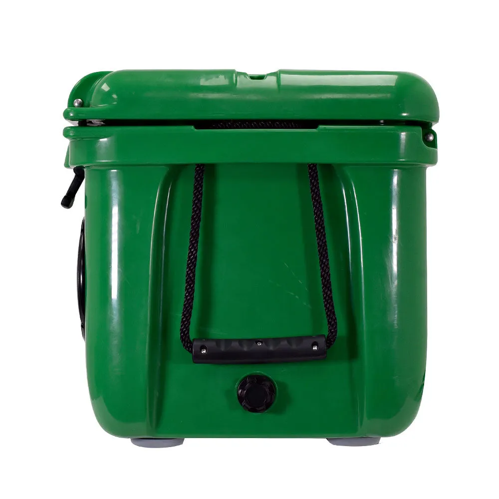 SC37WS-Green - 37 Quart Green Hard Cooler Box with Built-In Bluetooth Speakers