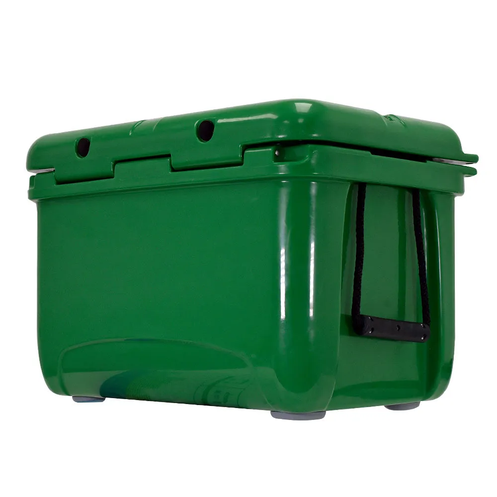 SC37WS-Green - 37 Quart Green Hard Cooler Box with Built-In Bluetooth Speakers