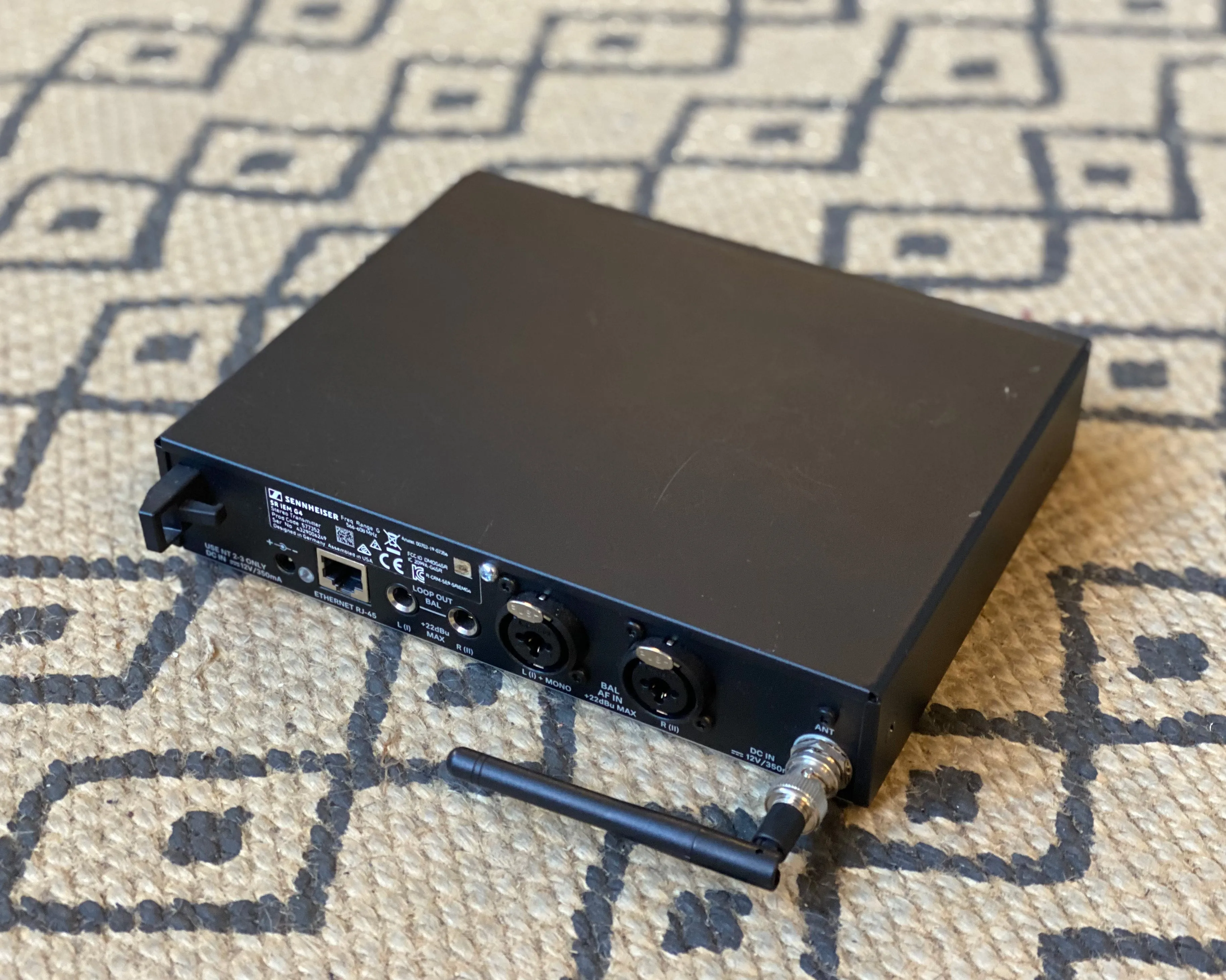 Sennheiser SR IEM G4 Transmitter w/ 2x EWG4 Receivers