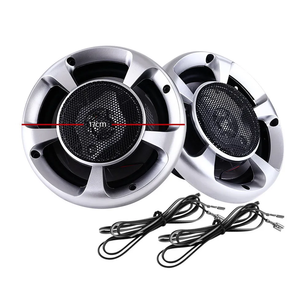 Set of 2 6.5inch LED Light Car Speakers