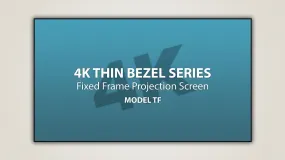 Severtson Screens Thin Bezel Series Fixed Frame 208" (191.4" x 81.4") CinemaScope [2.35:1] TF2352083D