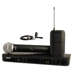 Shure BLX1288 wireless dual channel combo system