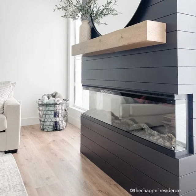Sideline Infinity 60 Inch 3 Sided Recessed Smart Electric Fireplace 80046