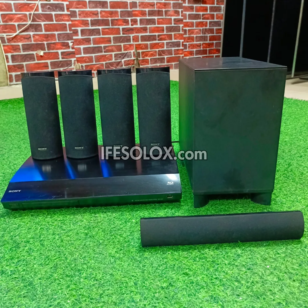 **Sony BDV-E380 5.1 Channel 1000W Smart 3D Blu-ray Home Theater System - WiFi, HDMI, USB, and Aux Connectivity (Used)**