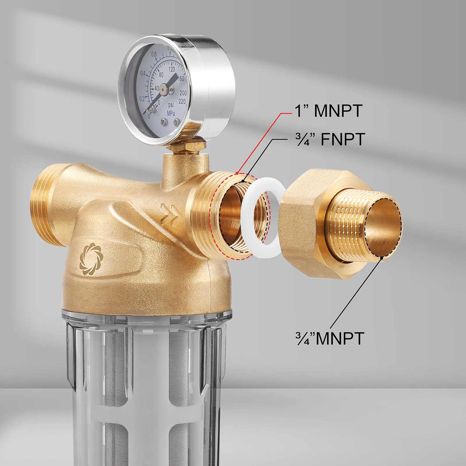 Spin Down Home Water Sediment Filter