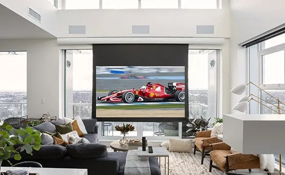 Stewart Filmscreen Cabaret Retractable, BC 150" (73.5x130.75) 16:9 (HDTV) CAB150HST10