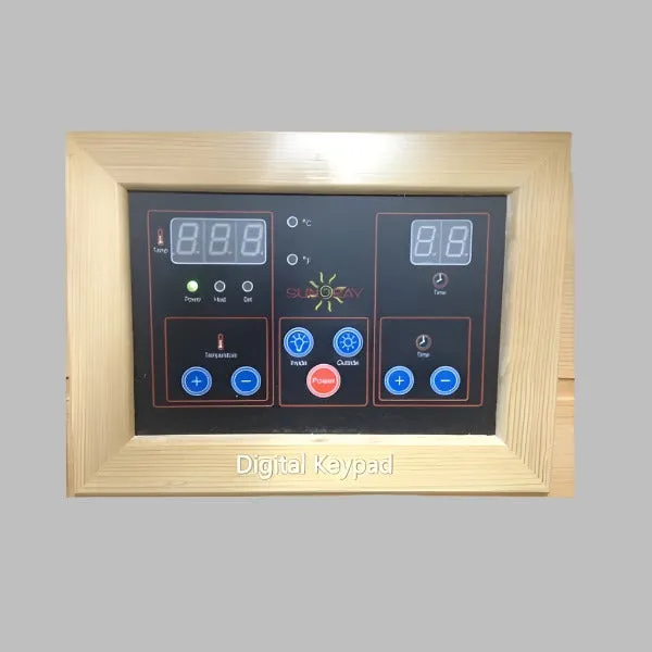 Sunray Savannah 3-Person Indoor Infrared Cedar Sauna