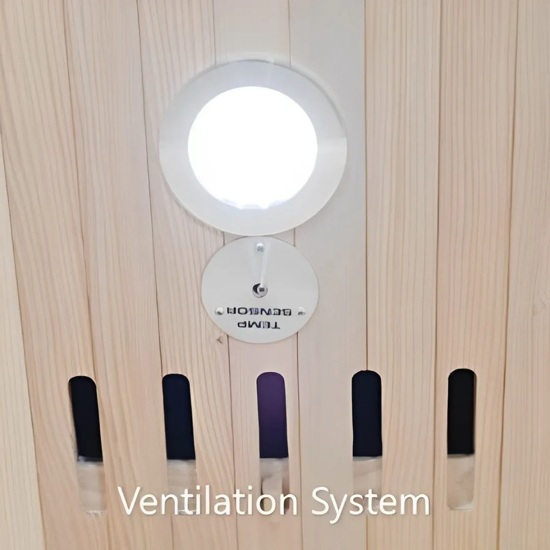Sunray Savannah 3-Person Indoor Infrared Cedar Sauna